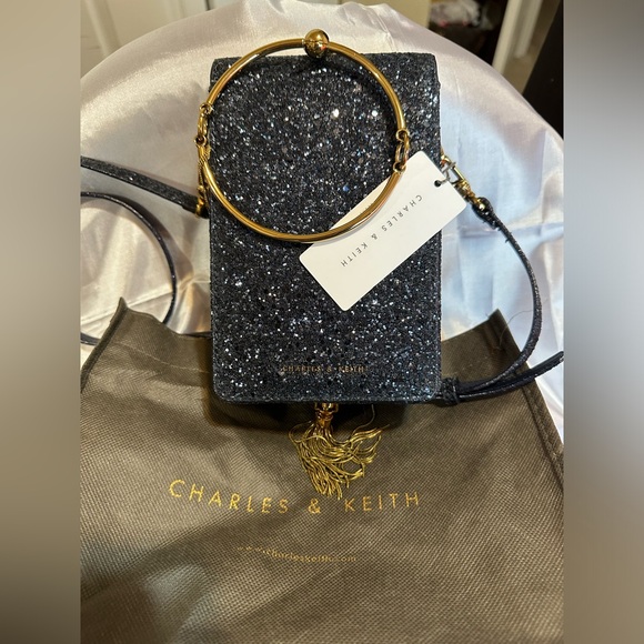 Charles & Keith Glitter Bag - Picture 1 of 16
